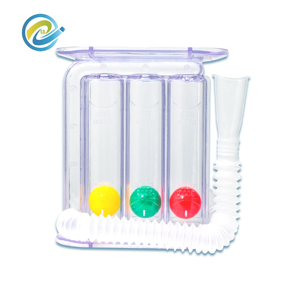 Entrenador de respiración de tres bolas